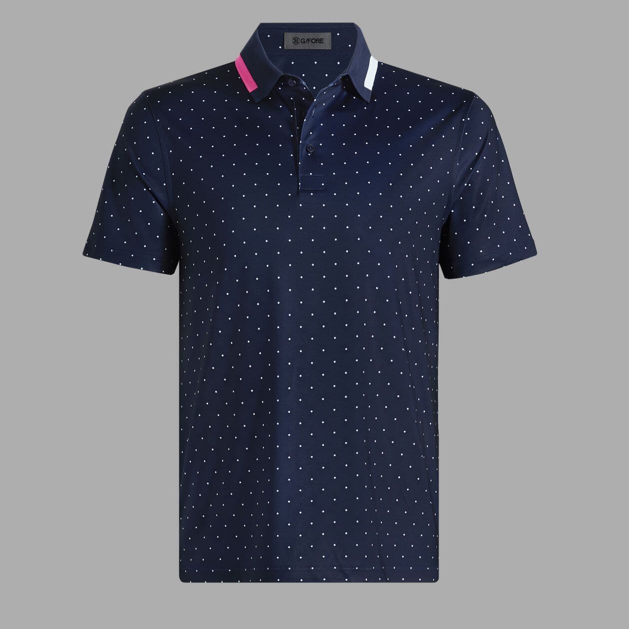 G/FORE Polka Dot Tech Jersey Polo